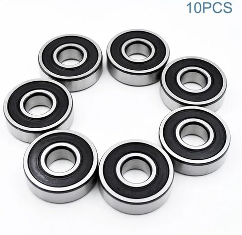 10pcs 6201 2RS ZZ 12 * 32 * 10mm Chrome Steel Ball Ball Bearings 2z DDU Miniature Bearing (6201 ZZ Premium) in Saudi Arabia