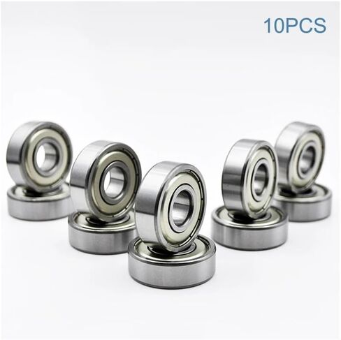 10pcs 6201 2RS ZZ 12 * 32 * 10mm Chrome Steel Ball Ball Bearings 2z DDU Miniature Bearing (6201 ZZ Premium) in Saudi Arabia