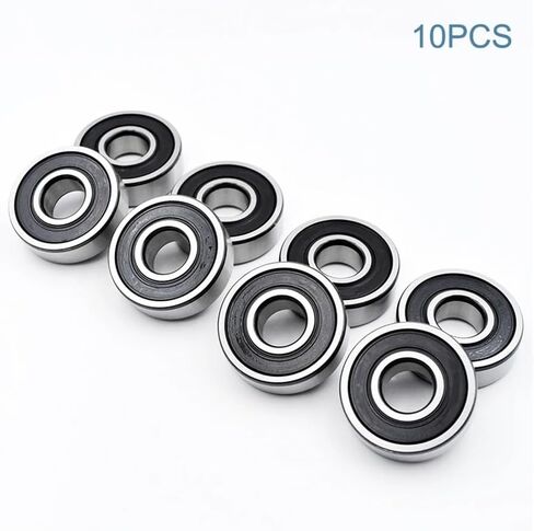 10pcs 6201 2RS ZZ 12 * 32 * 10mm Chrome Steel Ball Ball Bearings 2z DDU Miniature Bearing (6201 ZZ Premium) in Saudi Arabia