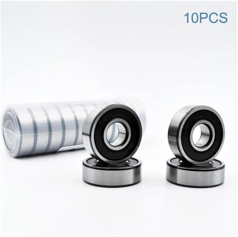 10pcs 6201 2RS ZZ 12 * 32 * 10mm Chrome Steel Ball Ball Bearings 2z DDU Miniature Bearing (6201 ZZ Premium) in Saudi Arabia