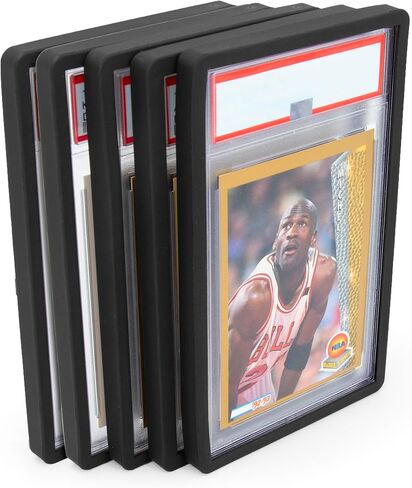 CASEMATIX PSA Slab Bumper Guards 5-Pack Compatible with Yugioh, MTG, Pokémon & Sports PSA Graded Cards, Includes 5 PSA Slab Guard Storage Bumper Protectors in Kuwait