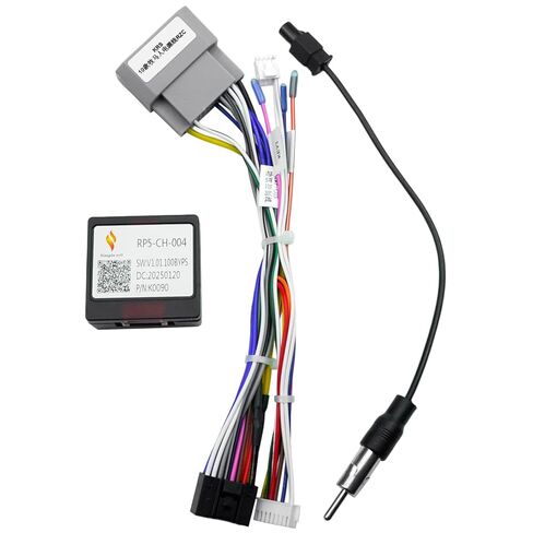 16pin Car Stereo Radio Power Retrofit Wiring Harness Adatper Fit for Jeep Wrangler Cherokee Compass Grand Patriot Dodge Caliber Voyager w/Can Bus in Saudi Arabia