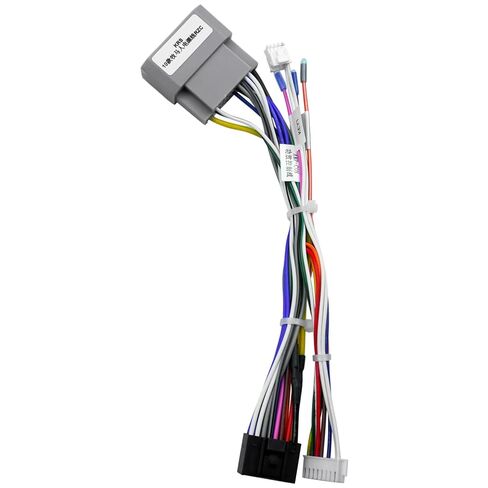 16pin Car Stereo Radio Power Retrofit Wiring Harness Adatper Fit for Jeep Wrangler Cherokee Compass Grand Patriot Dodge Caliber Voyager w/Can Bus in Saudi Arabia