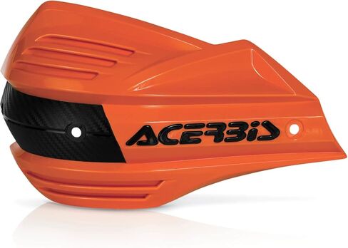 Acerbis X-Factor Replacement Handguard - Orange/Black (2393481008) in Saudi Arabia