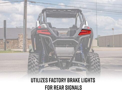 SuperATV Turn Signal Kit for 2020+ Polaris RZR PRO XP/PRO XP4 | Plug & Play | Street Legal | Easy Install | Horn & Amber LEDs | IP67 Rated | OEM Style in Saudi Arabia