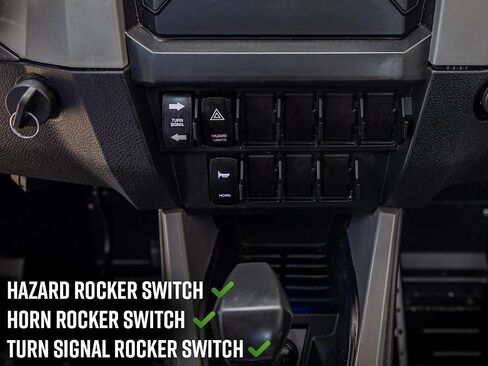 SuperATV Turn Signal Kit for 2020+ Polaris RZR PRO XP/PRO XP4 | Plug & Play | Street Legal | Easy Install | Horn & Amber LEDs | IP67 Rated | OEM Style in Saudi Arabia