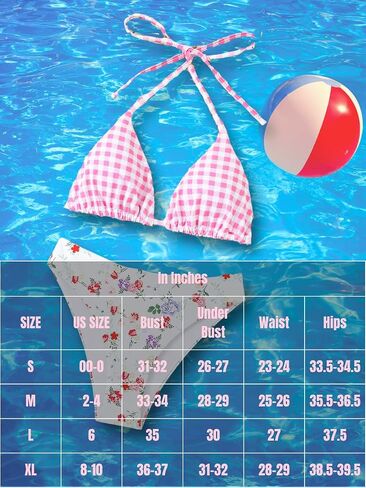 مجموعات بيكيني للبنادق الزهرية للسيدات ، وقطنتان مربعة للسباحة 2025 ، مثلث Top Top Back. in Saudi Arabia