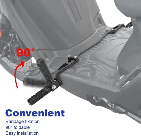 Xitomer Highway Peg Mounts Rider Footpeg Kit Compatible with YW125 Zuma 125 Highway Footpegs (2016-2021) in Saudi Arabia
