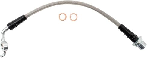 TRQ Rear Brake Hose Set Compatible with 2006-2018 Toyota RAV4 in Saudi Arabia