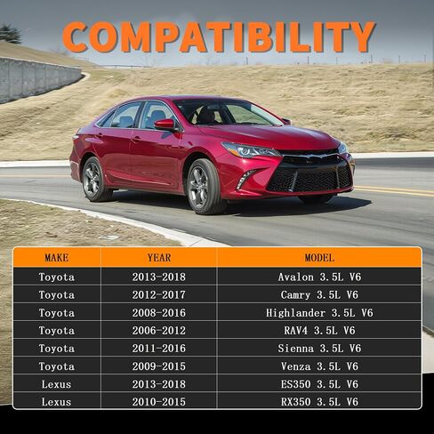 مجموعة أدوات توتر حزام Drive Toyota 3.5L V6 ، تناسب Camry 2012-17 ، Highlander 2008-16 ، RAV4 2006-12 ، Sienna 2011-16 ، Venza 2009-15 ، For Lexus ES350 2013-18 ، RX350 2010-15 in Saudi Arabia