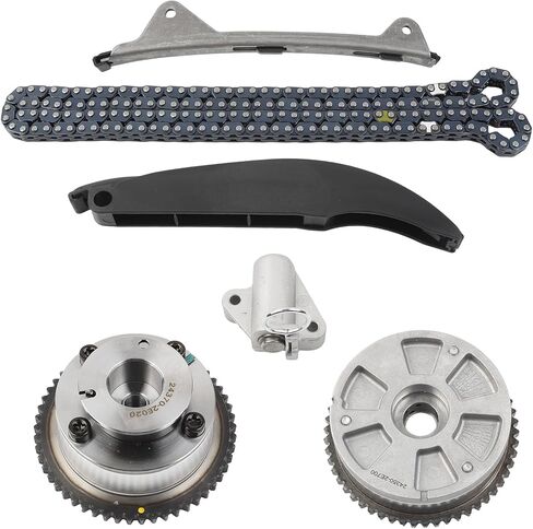 244202e000 مجموعة سلسلة التوقيت W/CVVT Gear Sprockets متوافق مع 2017-2021 Hyundai Elantra Kona Veloster 2017-2022 Kia Forte 2.0L 24420-000 244102e000 in Saudi Arabia