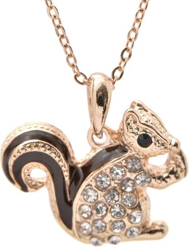 Cute Little Brown Tail Squirrel Necklace in Kuwait