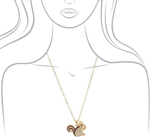 Cute Little Brown Tail Squirrel Necklace in Kuwait