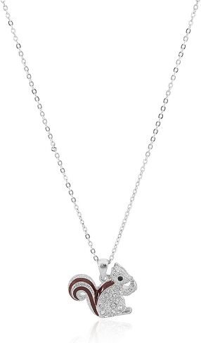 Cute Little Brown Tail Squirrel Necklace in Saudi Arabia
