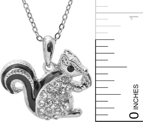 Cute Little Brown Tail Squirrel Necklace in Saudi Arabia
