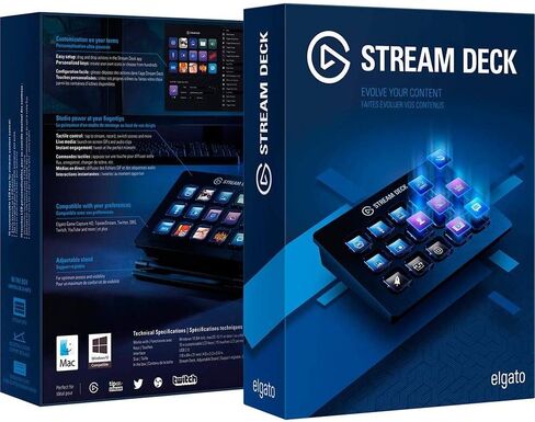 Elgato Stream Deck XL Advanced Studio Controller, 32 Keys | Instantly trigger unlimited actions, Powerful integrations, Visual feedback, Custom icon packs, Works with Mac and PC in Saudi Arabia