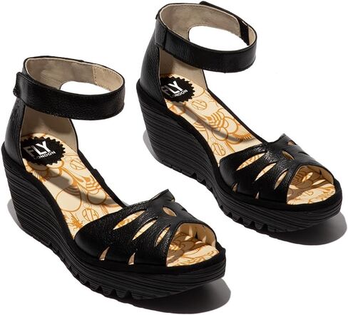 Fly London Women's Yelu454fly Wedge Sandal in Kuwait