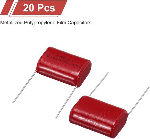 uxcell CBB22 630V 104J 0.1uF 5% Electric Parts Polypropylene Film Capacitors 120 Piece in Saudi Arabia