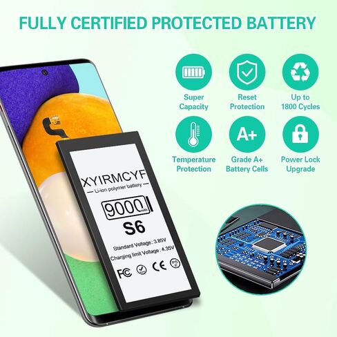 قطعتان من بطارية PS5/LIP1708 (ترقية جديدة 2024)، بطارية 7200 مللي أمبير جديدة ذات دورة 0 عالية السعة لوحدة تحكم بلاي ستيشن 5 CFI-ZCT1W in Kuwait