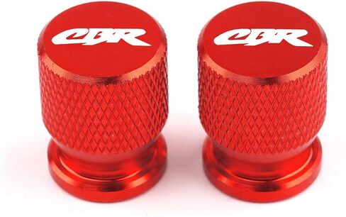 Motorcycle Accessories Wheel Tire Valve Cap Cover for CBR650R CBR150 CBR100f CBR1000rr CBR1100xx CBR250 CBR400rr CBR400f CBR500R CBR600rr CBR600f CBR900rr (red) in Saudi Arabia