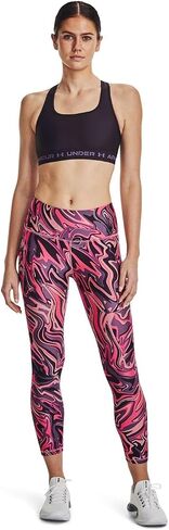 سروال ضيق للكاحل للسيدات مطبوع عليه HeatGear من Under Armour باللون الأخضر - M in Saudi Arabia