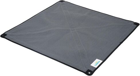 Coolaroo On The Go Cooling Elevated Dog Bed Replacement Cover, Portable for Travel & Camping, Collapsible for Storage, King, Steel Grey in Saudi Arabia