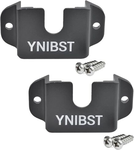 Universal CB Radio Mic Hanger/Handheld Speaker Microphone Hanger/2-way Radio Mount Bracket for Motorola Midland Kenwood Cobra Walkie Talkie(Sliver,2 Pack) in Kuwait