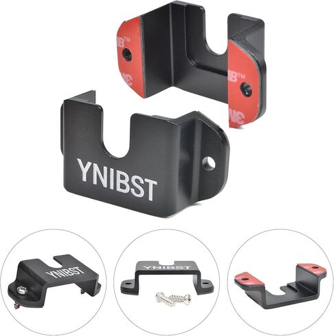 Universal CB Radio Mic Hanger/Handheld Speaker Microphone Hanger/2-way Radio Mount Bracket for Motorola Midland Kenwood Cobra Walkie Talkie(Sliver,2 Pack) in Kuwait