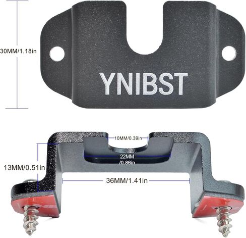 Universal CB Radio Mic Hanger/Handheld Speaker Microphone Hanger/2-way Radio Mount Bracket for Motorola Midland Kenwood Cobra Walkie Talkie(Sliver,2 Pack) in Kuwait