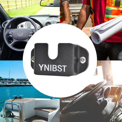 Universal CB Radio Mic Hanger/Handheld Speaker Microphone Hanger/2-way Radio Mount Bracket for Motorola Midland Kenwood Cobra Walkie Talkie(Sliver,2 Pack) in Kuwait