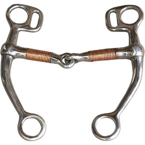 HILASON Tom Thumb Snaffle Bit with Stainless Steel | Horse Bit | Horse Bits Western | Walking Horse Bits | Training Horse Bit | Equine Bits | Bit for Horses in Kuwait