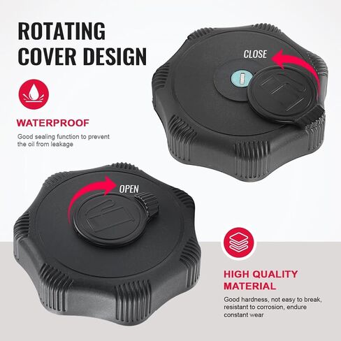 GZYF 7414913 Fuel Tank Cap 7041664 For Kubota Loader R630, SVL65-2, SVL75-2, SVL90-2, Black,(Note: Please check the product size) in Saudi Arabia