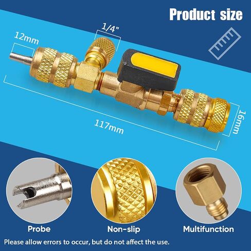أداة مزيل الصمام الأساسية - حجم مزدوج SAE 1/4 و 5/16 مزيل/تثبيت CORE VALVE PORT الحصري لـ HOM in Saudi Arabia