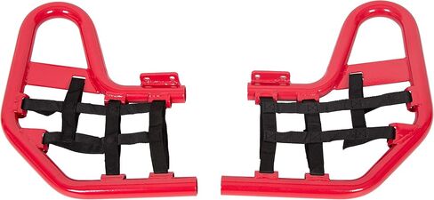 أشرطة Nerf Ecotric W/Nets Guards Rack متوافقة مع 2001-2024 Honda TRX 250EX Models Red in Kuwait