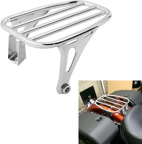 TCMT Black Solo Laggage Mounting Rack Fit for Harley Softail Slim 2018-2021 Street Bob 2018-2025 استبدال لـ 50300120 in Saudi Arabia