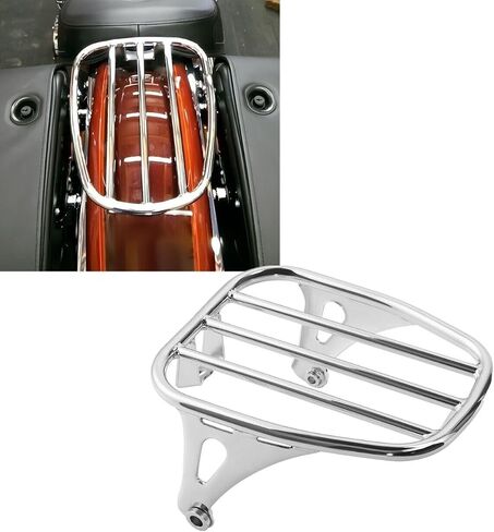 TCMT Black Solo Laggage Mounting Rack Fit for Harley Softail Slim 2018-2021 Street Bob 2018-2025 استبدال لـ 50300120 in Saudi Arabia