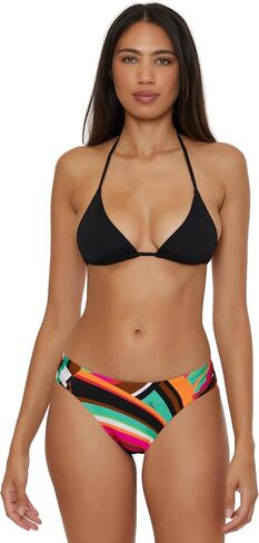 Trina Turk Women's Standard Tab Side Pants, Cheeky Coverage, Beach Cover Ups, Monaco (Swoop), 8 in Saudi Arabia