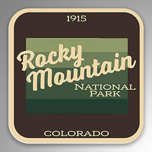 Rocky Mountain National Park Double Sided Stainless Steel Keychain Key Ring Chain Holder Car/Key Finder in Saudi Arabia