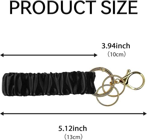 Elastic Wrist Strap Key Chain Car Keychain Wristlet Bracelet Stretchy Keyring Wrist Holder for Women in Saudi Arabia