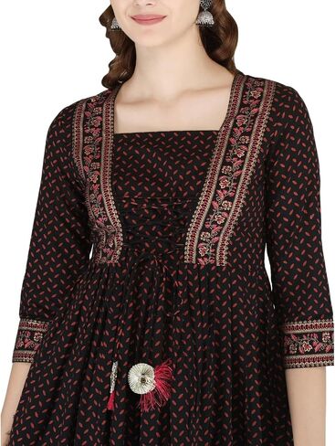القطن المطبوع الهندي القصيرة kurti تونك قمم للنساء in Kuwait