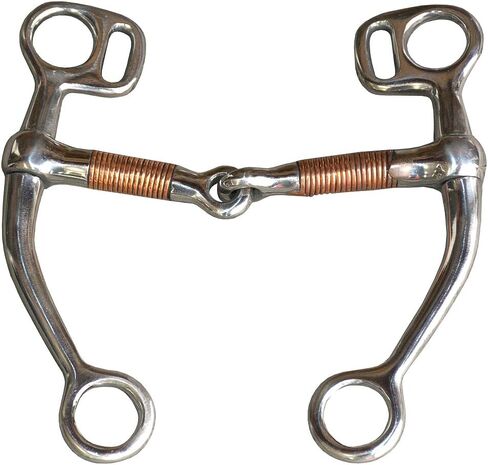 HILASON Tom Thumb Snaffle Bit with Stainless Steel | Horse Bit | Horse Bits Western | Walking Horse Bits | Training Horse Bit | Equine Bits | Bit for Horses in Kuwait