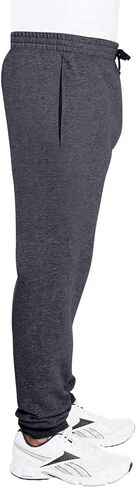 Jerzees Adult 7.2 oz., 60/40 Nublend® Jogger S BLACK HTHR/ BLK in Saudi Arabia