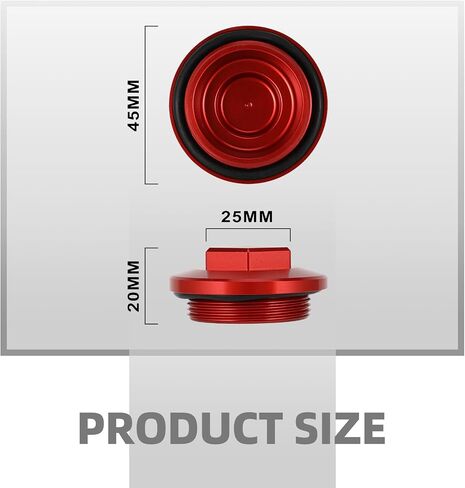 Dirt Bike Engine Oil Filter Cap Screw for Hawk 250,Motorcycle Engine Drain Plug Bolt Cover for Hawk 250cc Red in Saudi Arabia