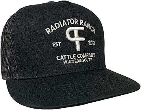 Rodeo Time Dale Brisby Radiator Ranch Bull Hauler Snapback Hat - Western Trucker Cap للرجال والنساء ، أسلوب رعاة البقر القابل للتعديل in Kuwait