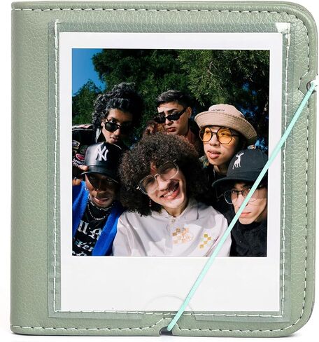 28 جيوب ألبوم صور عريض ل Fujifilm Instax Wide 300 400 ، Polaroid 600 Film. (بني) in Kuwait