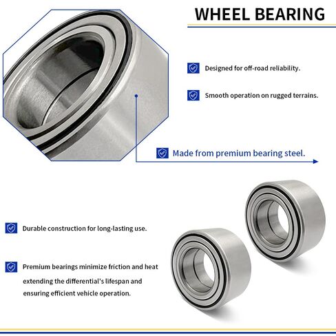 Front Wheel Bearing Kit Compatible with Kawasaki Prairie 360 650 700 2003-2013 Brute Force 650 750 2005-2023 Bayou 300 4X4 1989-2005 in Saudi Arabia