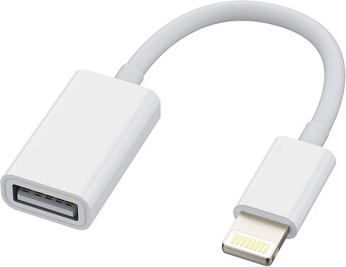 zoyuzan OTG and Charging Port Compatible for Lightning Male to USB3.0 Female Adapter Power Charger Splitter 2.0 Compatible for iPhone 11 12 Xr X 8Plus for iPad,Camera,Card Reader,Mouse,Keyboard,MIDI in Kuwait