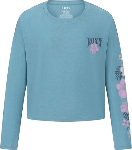 Roxy Girls' Long Sleeve Relaxed Fit Graphic Tee in Saudi Arabia