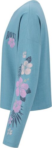 Roxy Girls' Long Sleeve Relaxed Fit Graphic Tee in Saudi Arabia