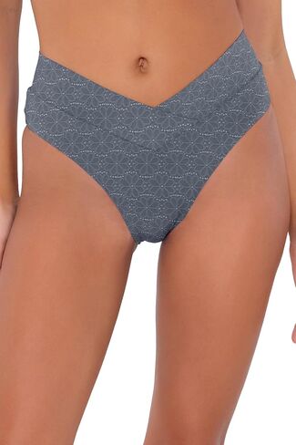 Delfina v Front Women's Swimsuit Eyelet Bikini Bottom in Saudi Arabia